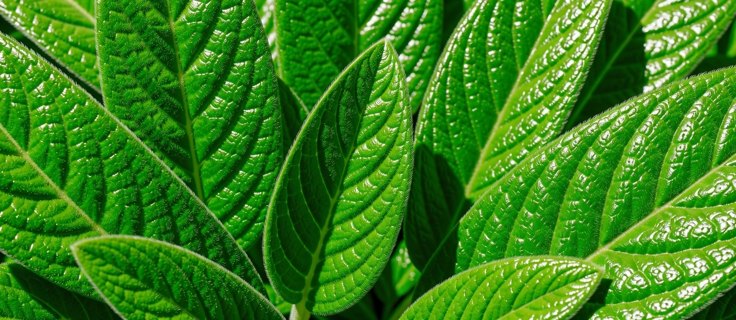 Botanische Struktur zur Veranschaulichung natürlicher Vitalität